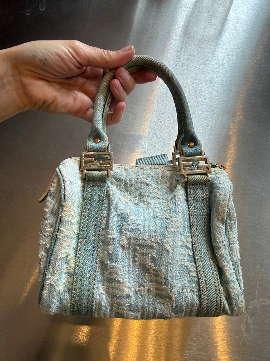 FENDI DENIM BOWLER