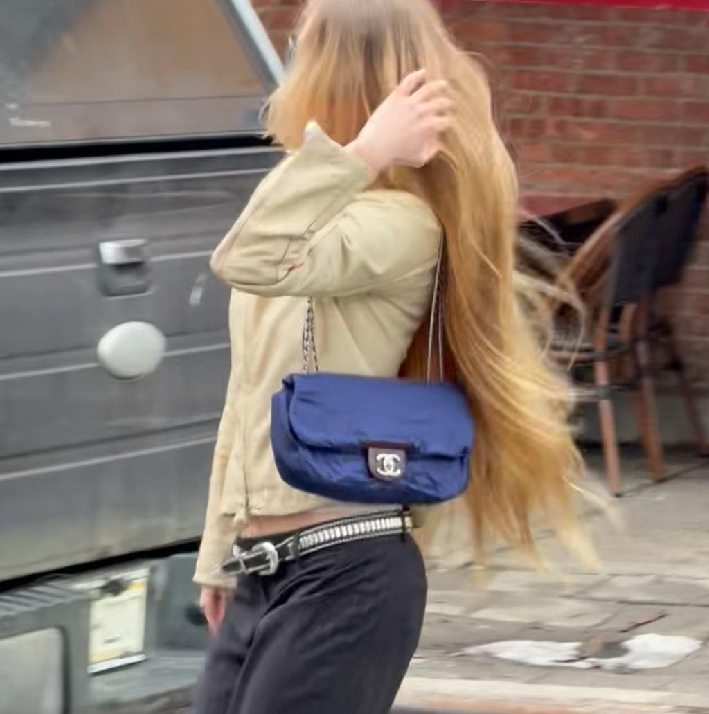 CHANEL "COCO RAIN" BURGUNDY QUILTED FLAP