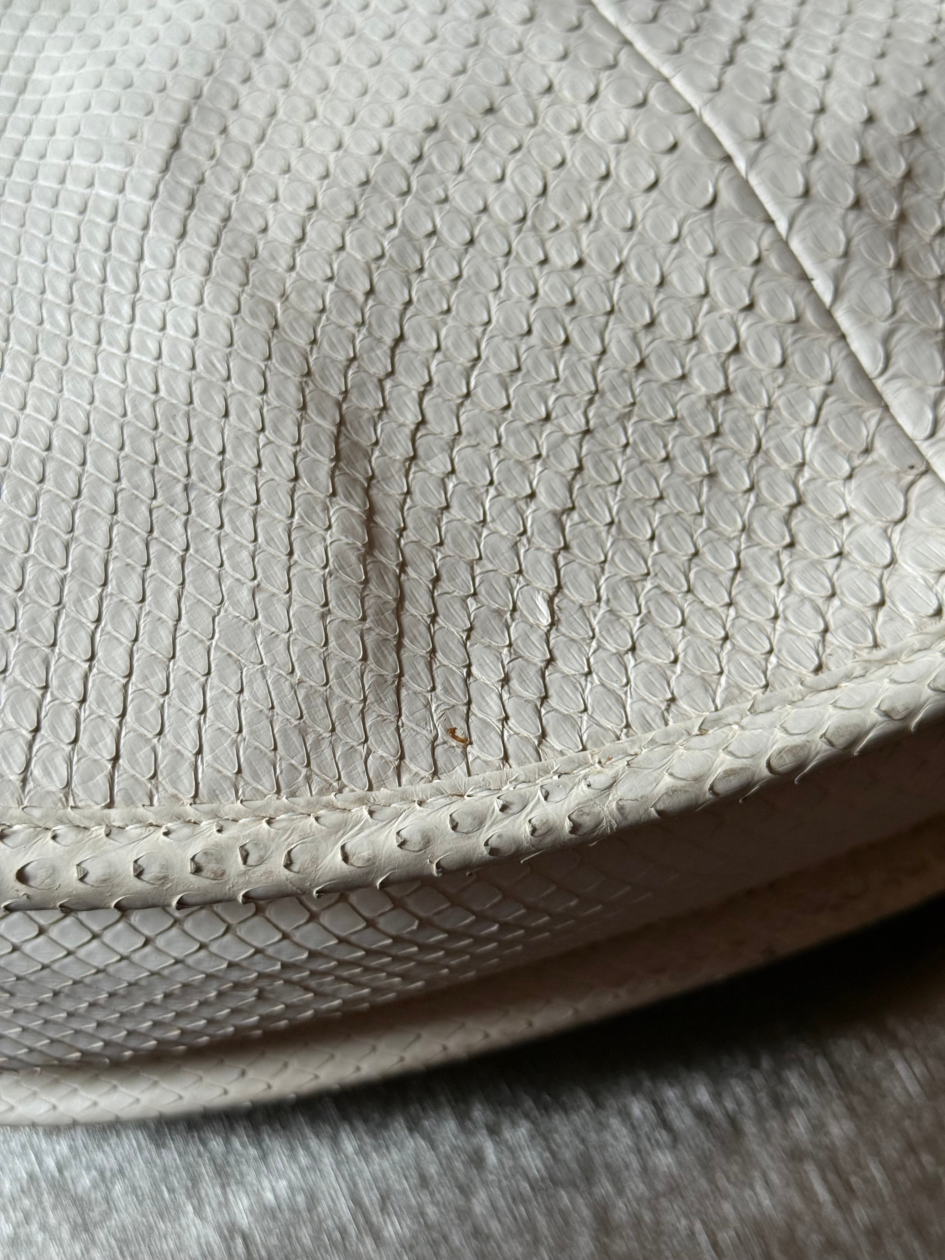 DIOR WHITE PYTHON DIORITA HOBO