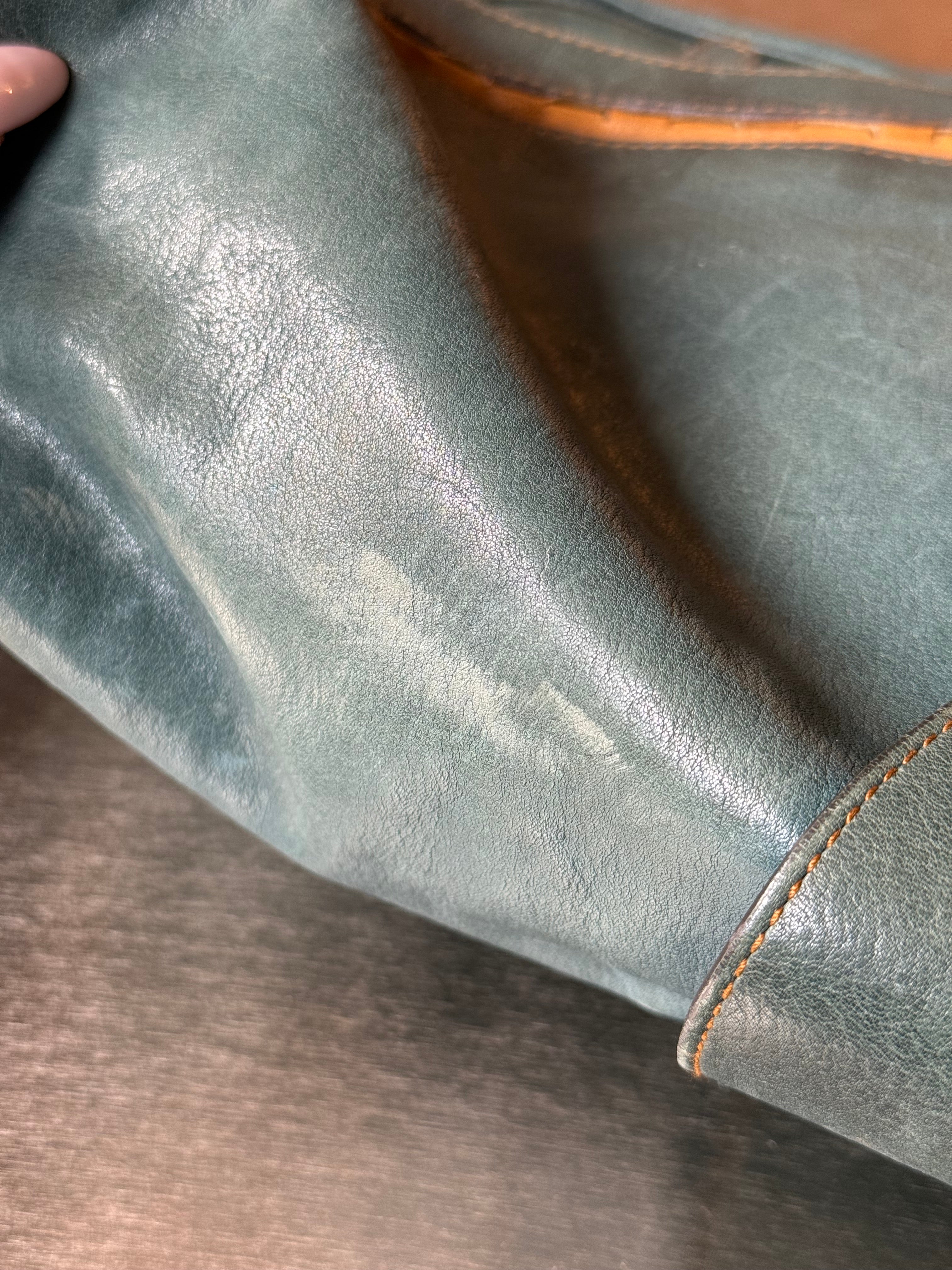 DIOR TEAL LARGE GAUCHO