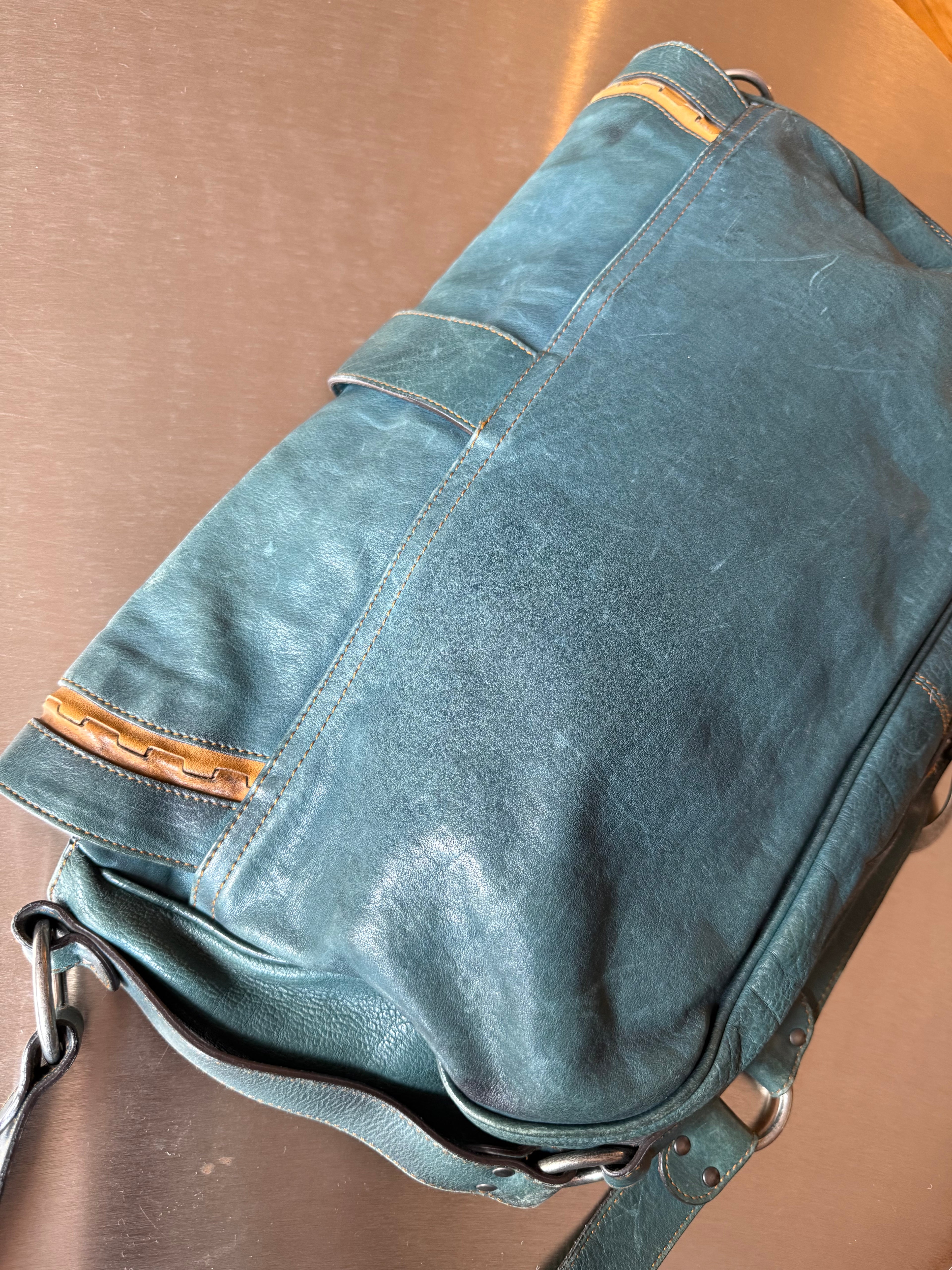 DIOR TEAL LARGE GAUCHO