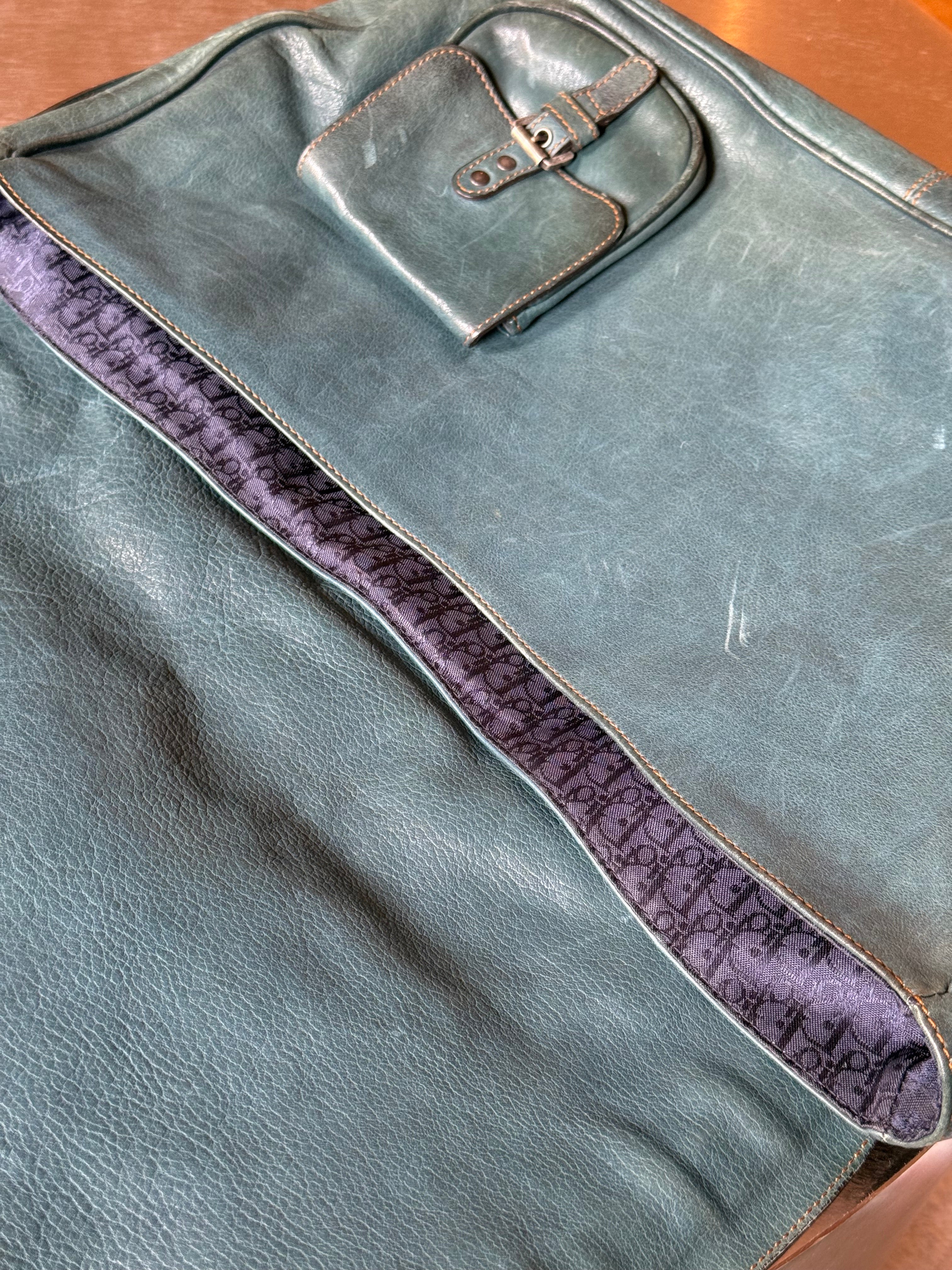 DIOR TEAL LARGE GAUCHO