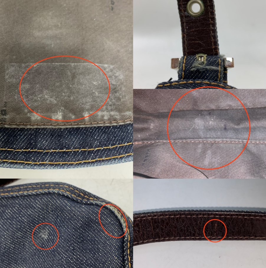FENDI DENIM BAGUETTE